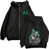 Anime My Hero Academia Midoriya Izuku Deku Zipper Hoodies Men's Clothing Fashion Long Sleeves Zip Up Hooded Sweatshirts Jackets