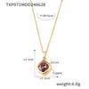 Chic Style Jewelry Set with Interchangeable Zircon - Unique Copper Design