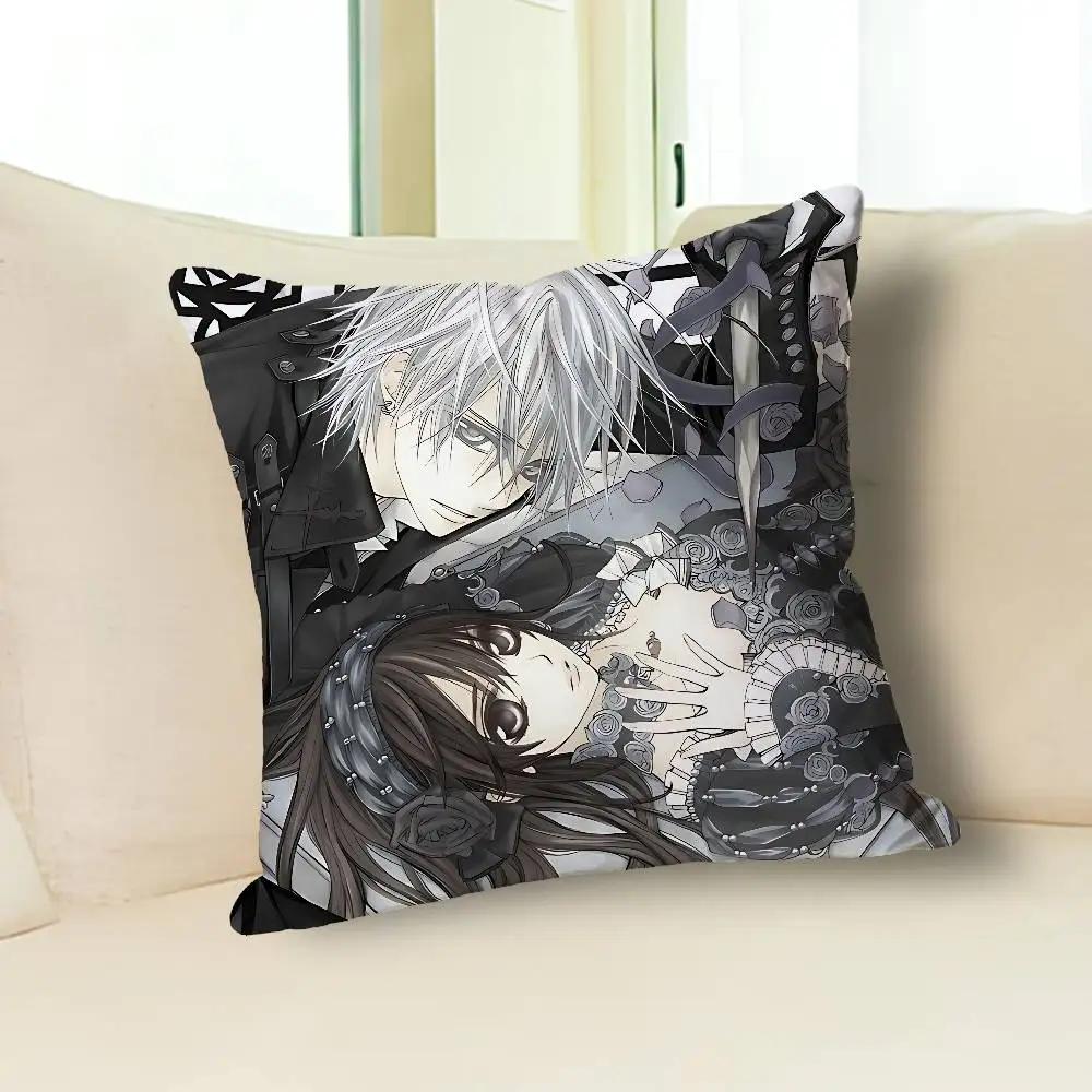 V-Vampire Comics K-Knights Pillow Cases for Bedroom Living Room Sofa Home Decor Polyester Cushion Cover with Zipper
