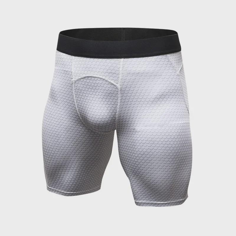 Men's Quick-Dry Printed Sports Compression Shorts & Tights