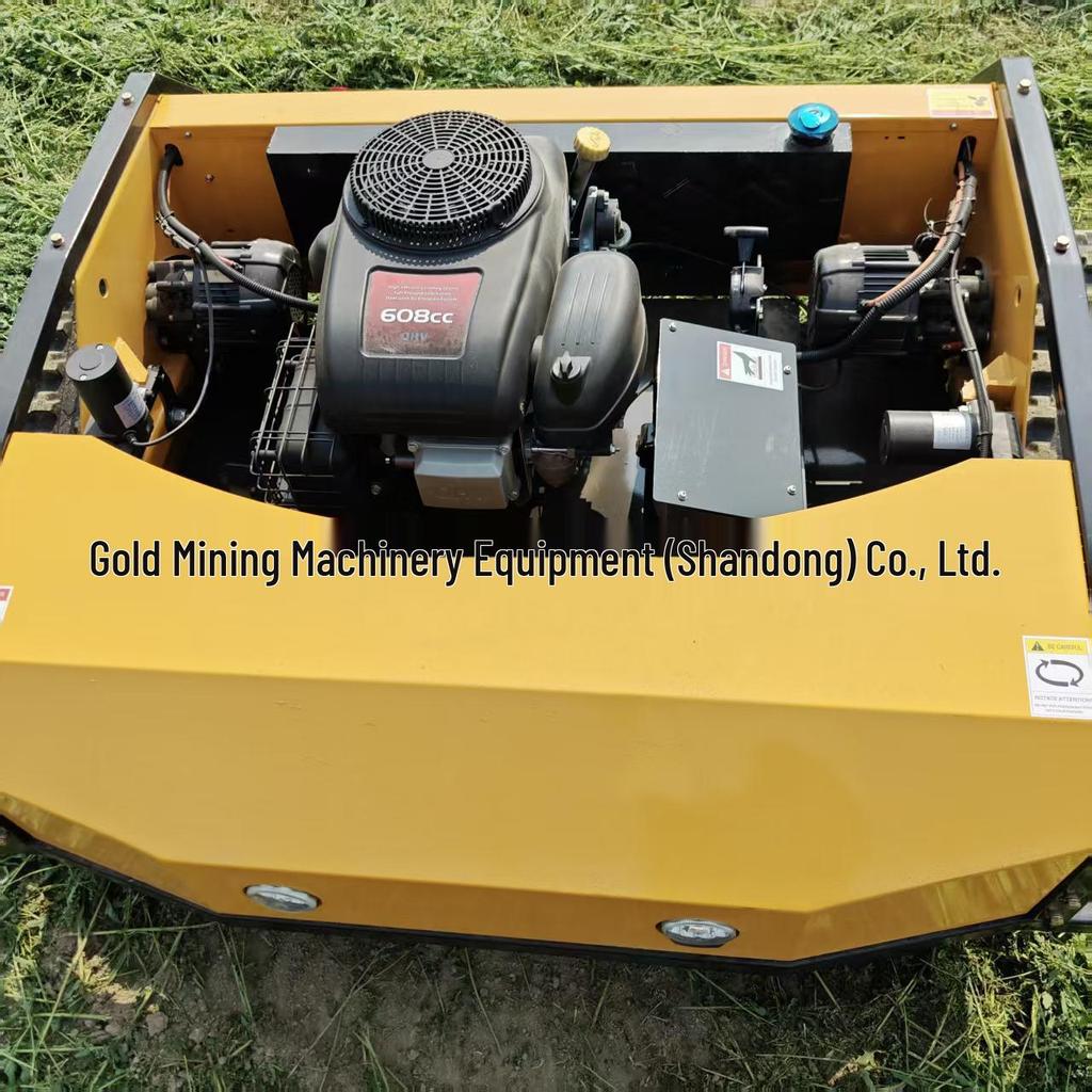 Compact Self-Propelled Crawler Mower for Lawns, Orchards, and Farms