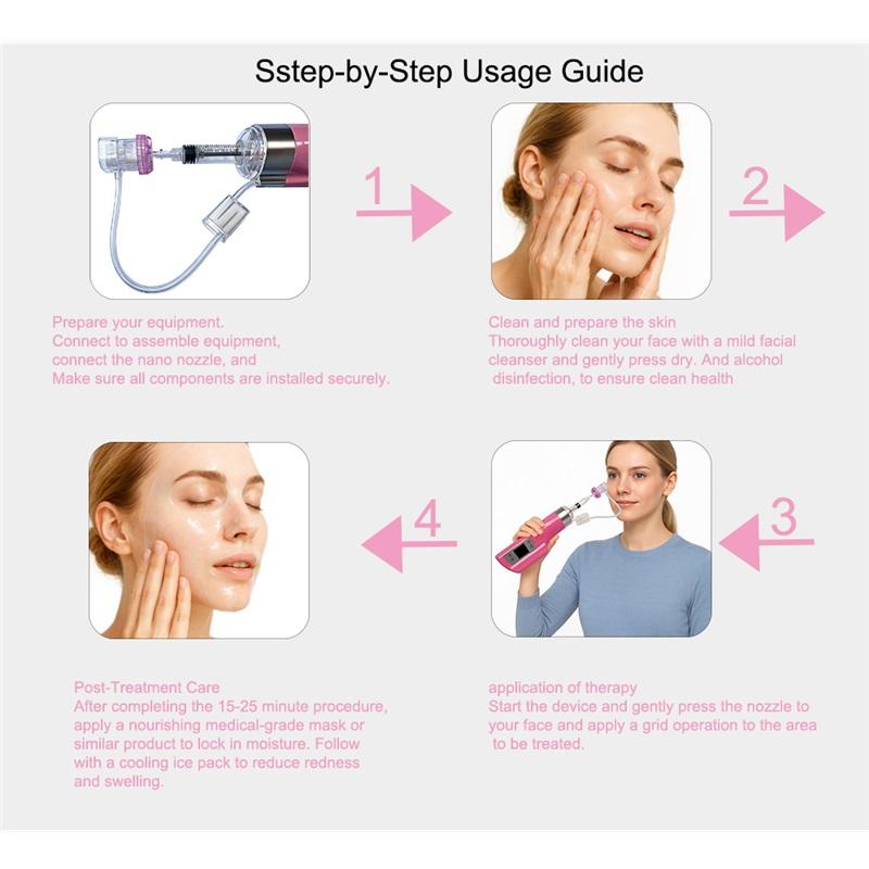Vacuum Activated Hyaluronic Acid Beauty Gun Negative Pressure Moisturizing Microcrystal Pen Beauty Tool