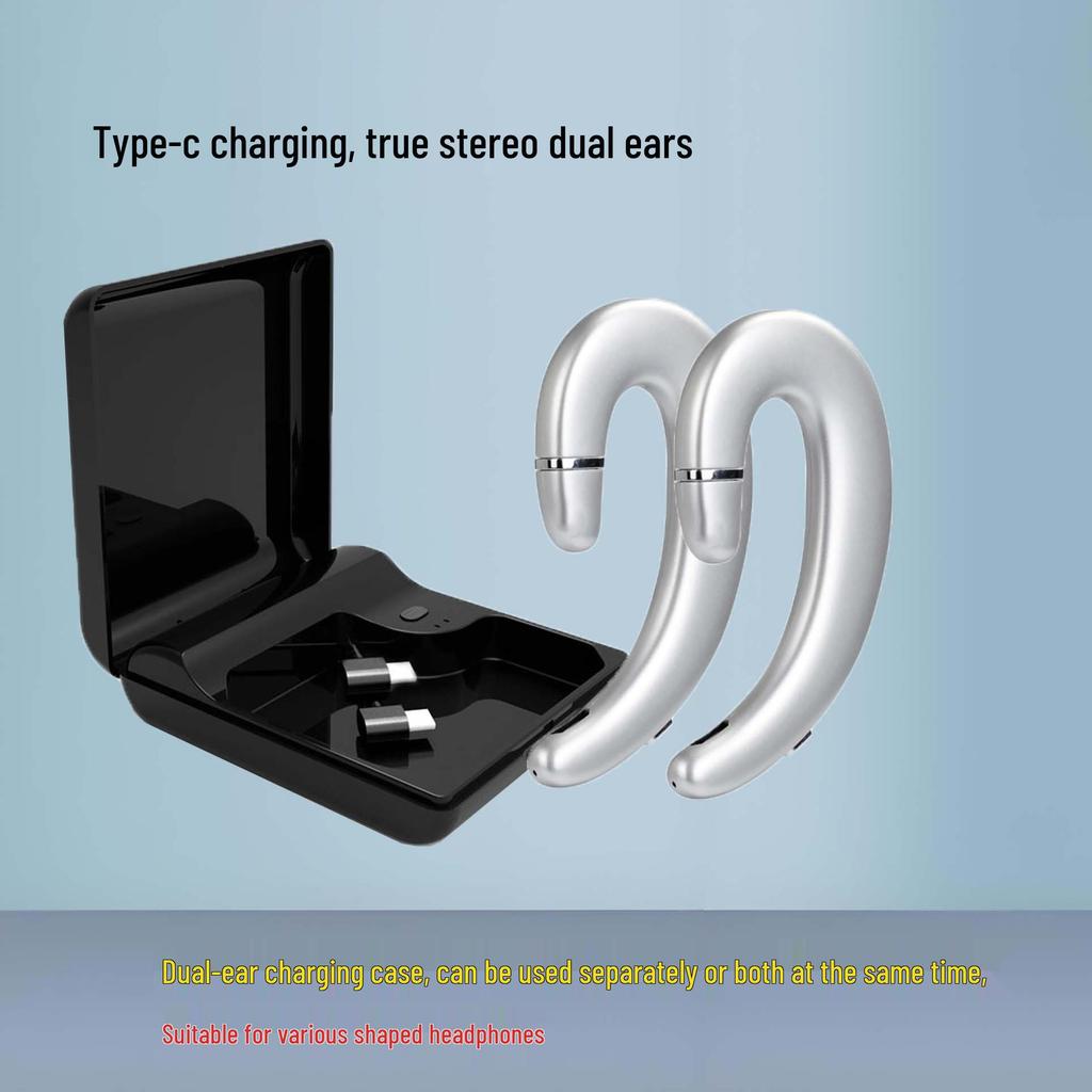 New C4 Bone Conduction Type-C True Wireless In-Ear Bluetooth Headset - Enhanced Cross-Border Design