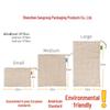 Durable Cotton Mesh Drawstring Bag for Vegetables & Fruits