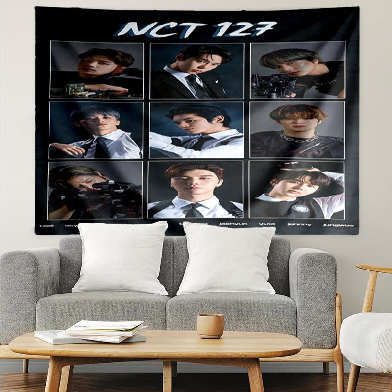 Kpop Music Tapestry Hanging for Bedroom,Livingroom, Playroom,Decor Art Room Wall Tapestry Holiday and Birthday Gifts