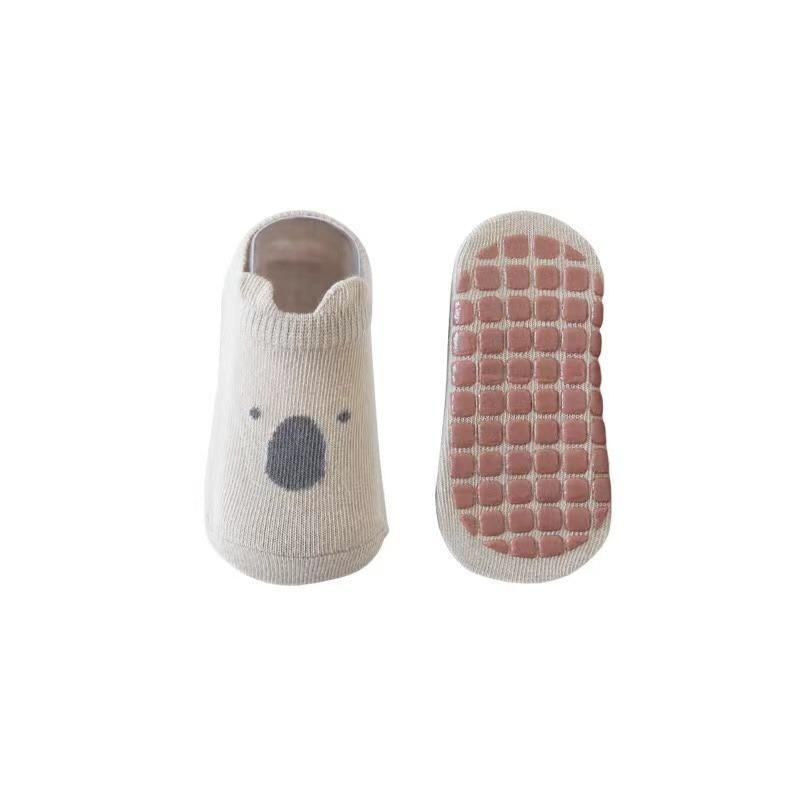1 Pairs Infant Baby Slipper Socks Cartoon Sock Panel for Toddler Baby Spring Summer Thin Non-slip Sole Floor Sock for Kids