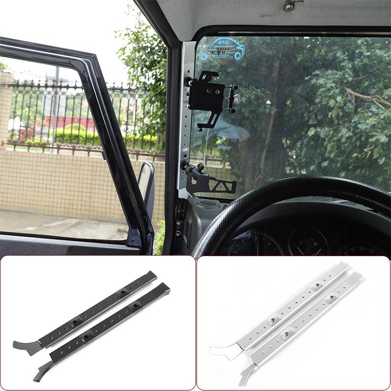 For Land Rover Defender 110 2004-2018 Aluminum Alloy Car Interior A-pillar Expansion BasCe Decorative Strip Car Accessories