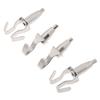 2Pcs Adjustable Wire Rope Hooks Picture Rail Display Hanging Hooks Gallery Hanging System Accessories