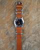 CODEL atelierCODEL NATO Strap, Tochigi Leather Watch Band, Military Style, Genuine Leather, Made in Japan (Brown, Lug Width 19mm/20mm)