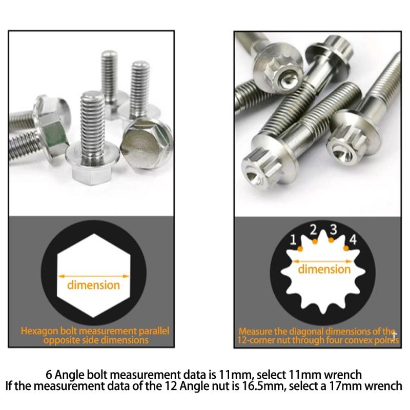 Ratcheting Wrench Set Double Head Two Direction 6-21mm Rust Resistant Electroplated Tool Suitable for Automotive Repair