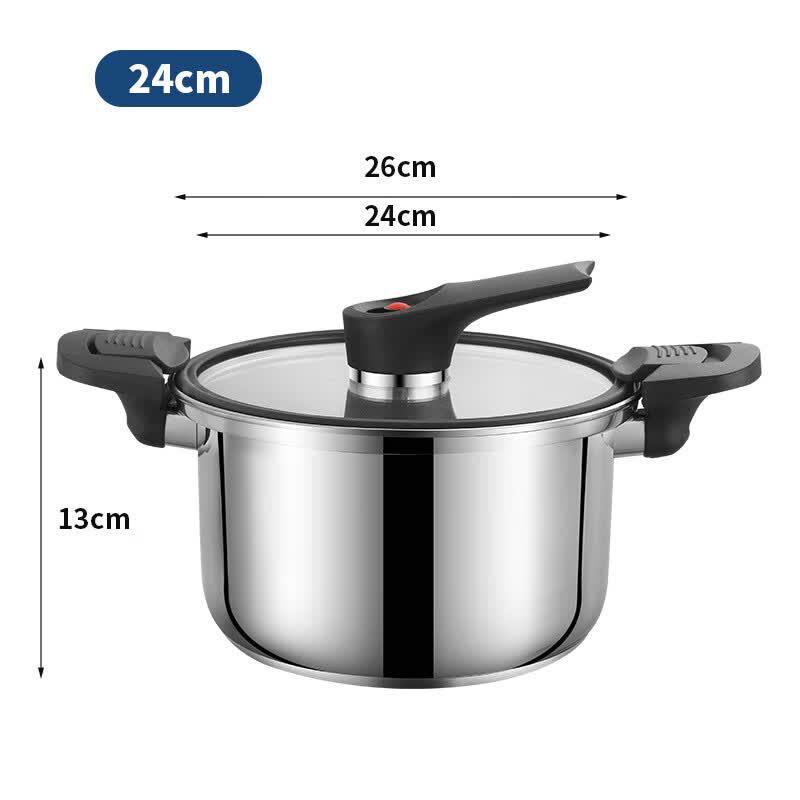 LISM 24cm 304 Stainless Steel Micro Pressure Cooker