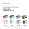 Portable Food-Grade Lunch Box with Soup Cup & Utensils