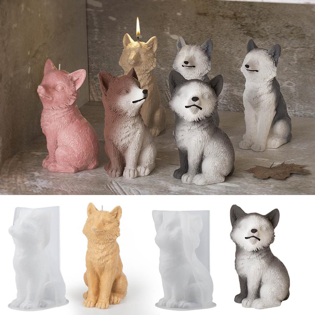Silicone Mold for 3D Animal Shaped Treat DIY Animal Statue Silicone Mold Expory Resin Mould for Crafting and Gift Making