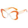 Anti-blue Light Glasses Butterfly Shape Eyewear Women Men Artistic Sense Eyewear Blue Light Blocking Man Lady Computer Eyeglas