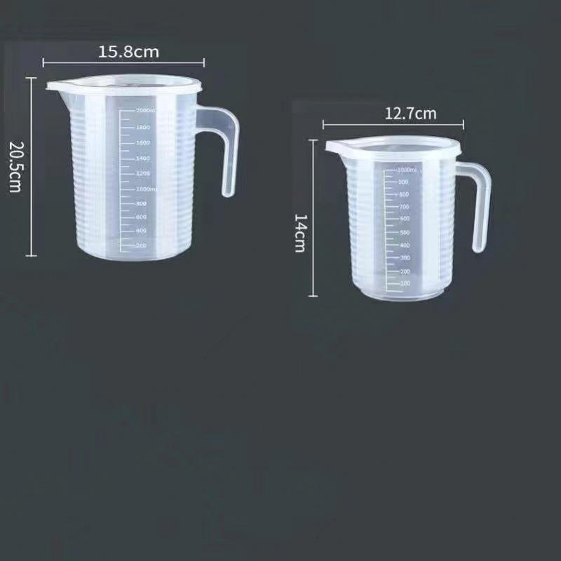 5000 ml Messbecher mit Graduierung und Deckel – Komplettes Set für Milchtee-Shops und den Heimgebrauch