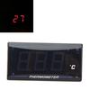 Motorcycle 12V LCD Super Slim Water Temperature Gauge With 18mm Sensor Adapter Replacement for