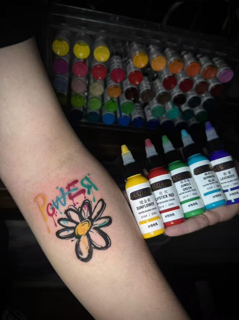 Jiugong 3rd Gen Tattoo Ink Set - 67 Safe Water-Based Colors