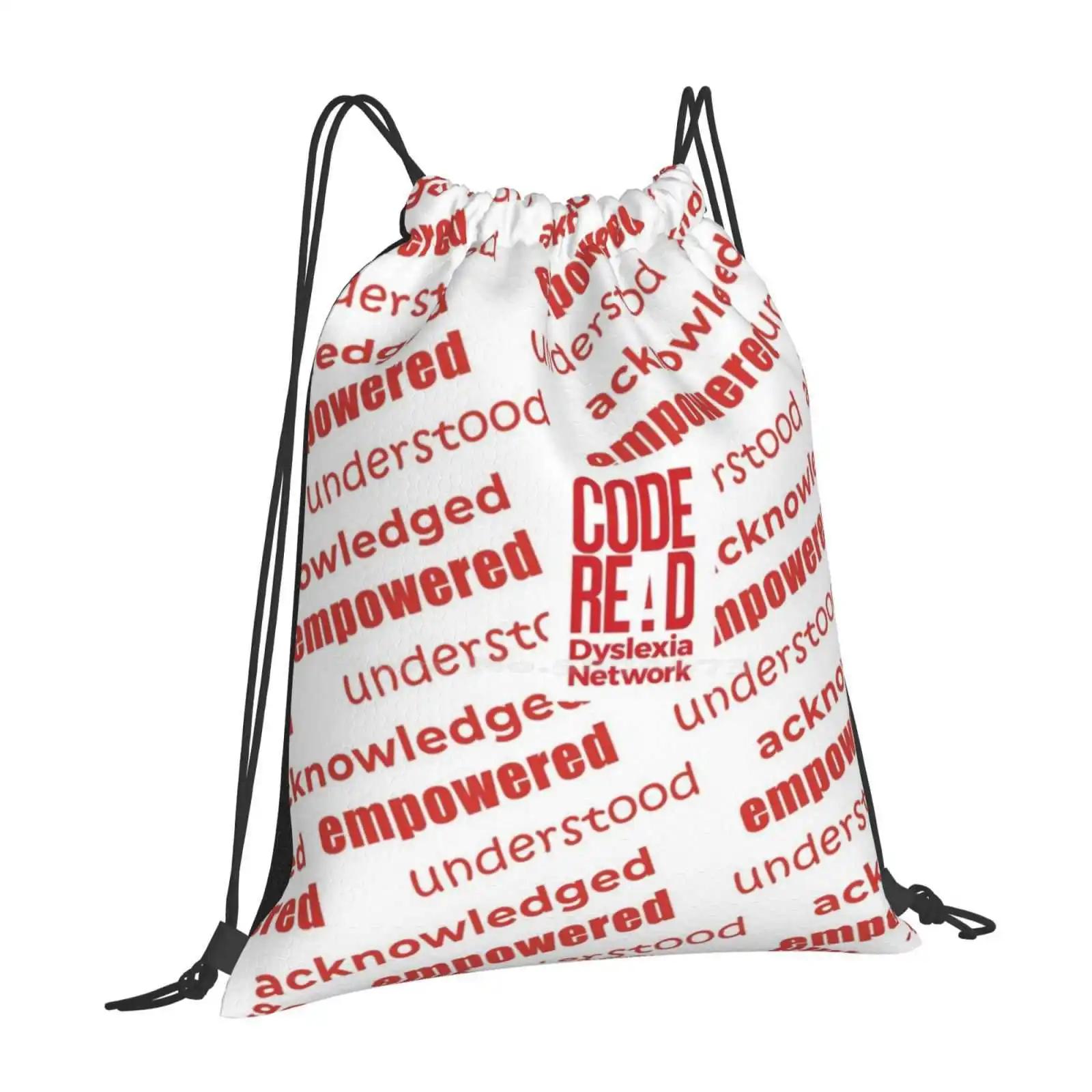 Understood Empowered Acknowledged Pattern Design Laptop Travel School Bags Understood Empowered Acknowledged Coderead Black OneSize