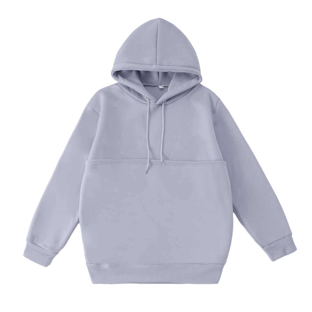 Damenmode Einfarbig Lässig Kapuzenpullover Locker Allround-Sweatshirt
