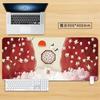Zen Japanese Landscape Desk Mat with Birds and Mountains Gaming Mouse Pad