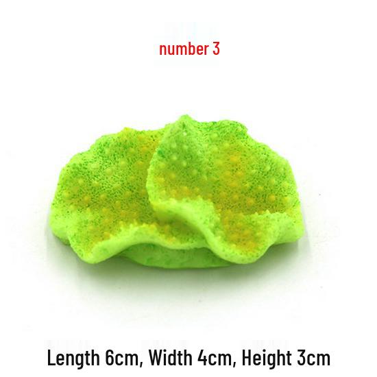 Coral Reef Marine Fish Tank Decoration Set: Starfish and Coral Resin Ornaments