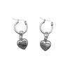 4Pairs Elegant Heart Shaped Earrings Unique and Fashionable Butterfly Hoop Earrings Elegant Earwear Accessory for Women