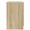 Desk Sonoma Oak Finish 142.5 x 50 x 75 cm Particleboard
