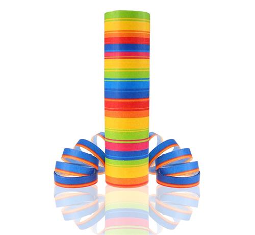 Rainbow Stripes Streamer 18P/4M