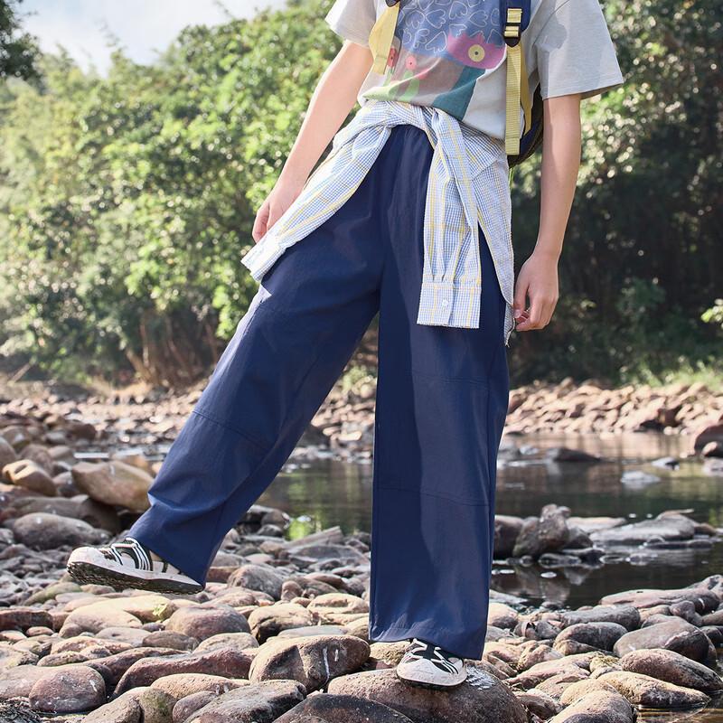 EBAER Kids' Summer Antibacterial Lightweight Straight-Leg Outdoor Pants