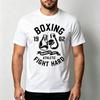 Brooklyn NYC Boxing Gloves 1982 Print T Shirt Unisex Unisex Oneck Fight Hard Athletic Street Tee Fashion