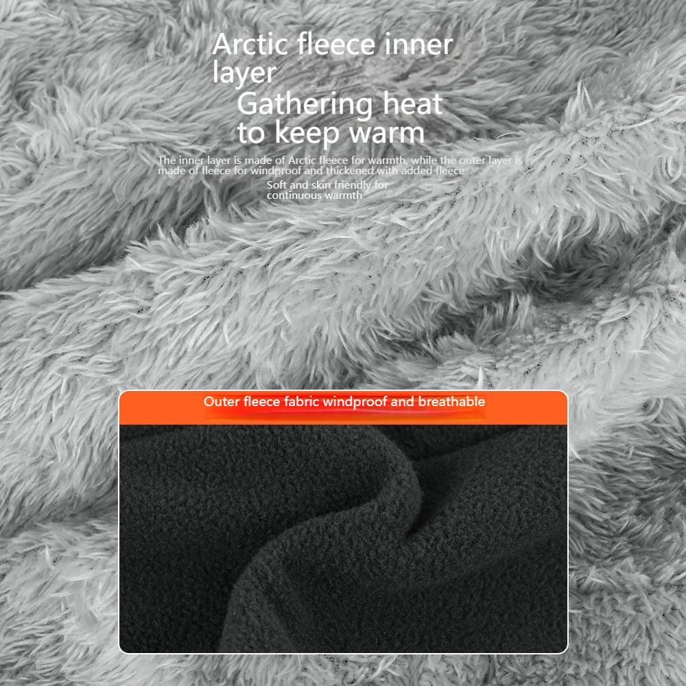 Warm Fleece Lined Balaclava for Adult Winter Windproof Face Mask for Outdoor Cycling Skiing Motorcycle Cold Weather Protection