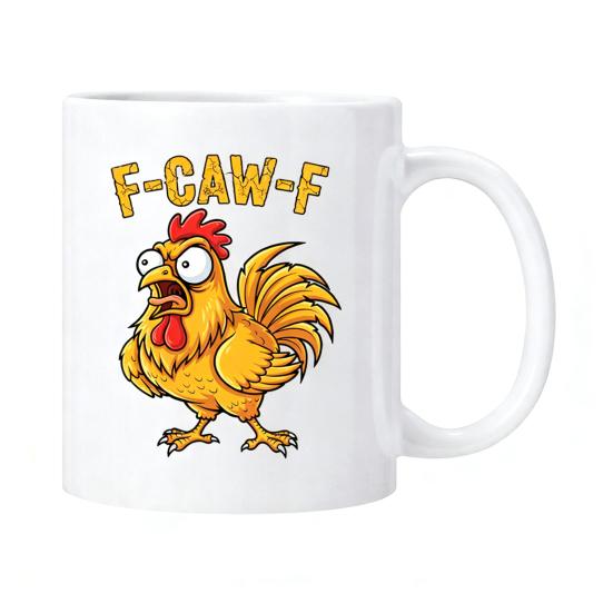 Rooster Ceramic Coffee Mug 3D Printed Chicken Design Tea Cup Hot Drinks Cup for Home Kitchen Restaurant Use