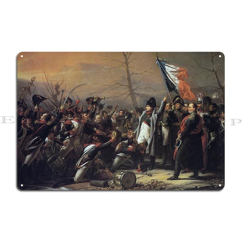 Mfoever Frederick The Great With His Generals Metal Signs Wall Pub Wall Decor Kitchen Decoration Frederick The Great Metal Posters 20x30cm(7.8x11.8inch)