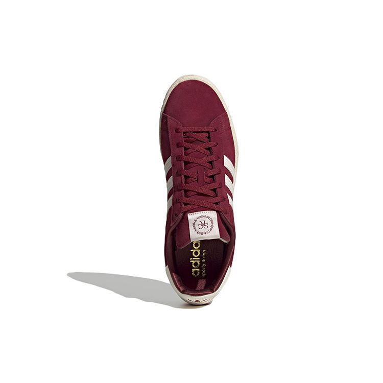 Αθλητικά & Πλούσια x adidas Campus 80s Collegiate Burgundy Unisex Αθλητικά Παπούτσια Κόκκινο Κιμωλία-Λευκό HQ6074