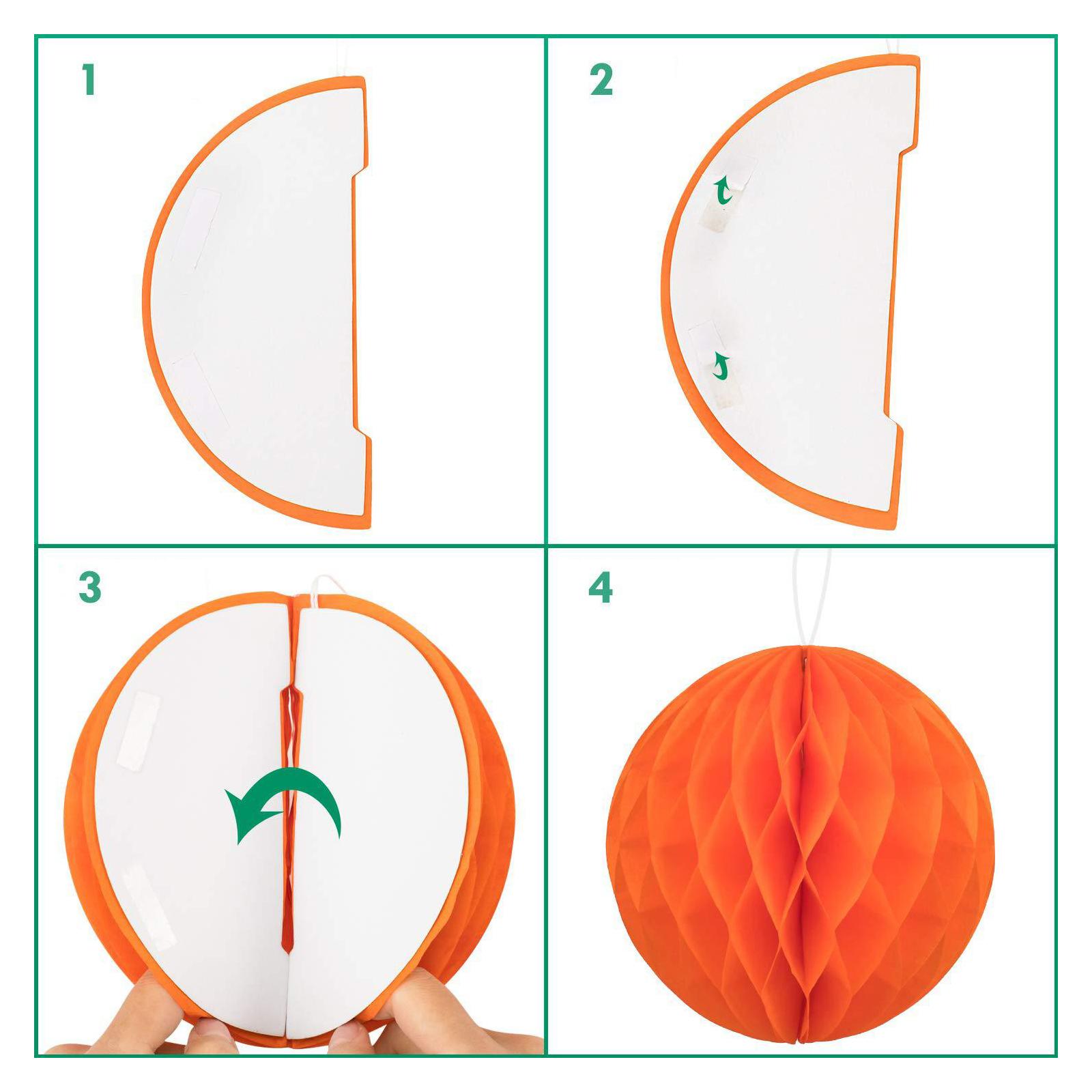 

15 шт. Гавайские украшения для вечеринки, разноцветные тропические гавайские сувениры для вечеринки в стиле луа, подвесные бумажные веера, фламинго разноцветный