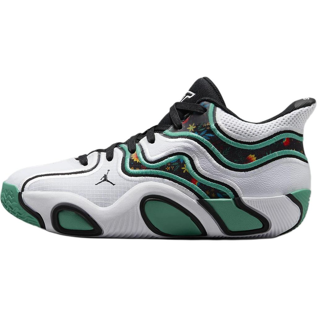 Air Jordan Tatum 3 GS Welcome To the Garden Alternate Kids Sneakers Green White Black HF3136-103