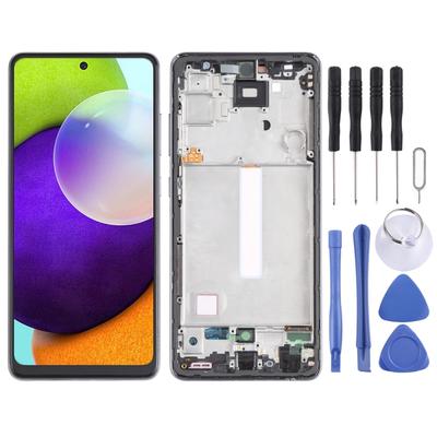 Incell Material LCD Screen and Digitizer Full Assembly with Frame for Samsung Galaxy A52 4G SM-A525