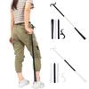 35" Long Handle Shoe Horn for Seniors Unisex Plastic Dressing Aid Stick with Sock Removal Tool Adjustable Extended Stick