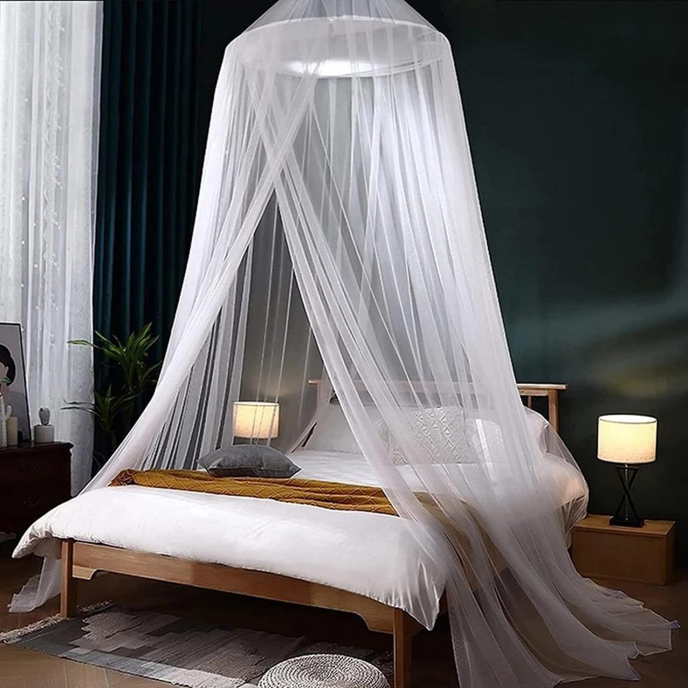 Anti-bug Dome Mosquito Net Large Dome Mosquito Net Bed Household Mosquito Net Summer suit under 1.5 m bed белый