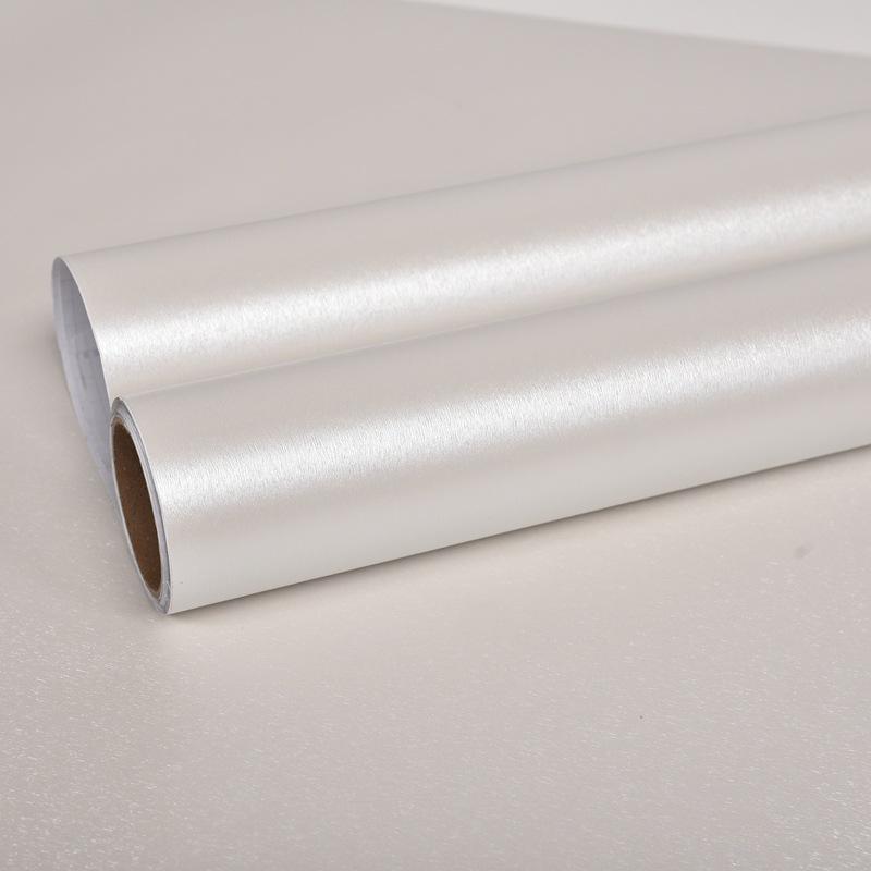 

Водонепроницаемые матовые самоклеящиеся обои из нержавеющей стали - золотые/серебряные металлические наклейки 60 cm x 1 m