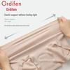 Ordifen Women's 3-Pack Pure Cotton Seamless Lace Mid-Waist Panties