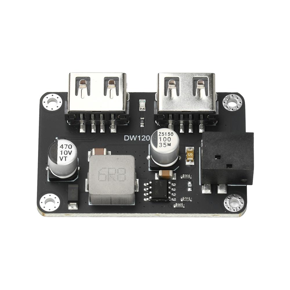 DC6-30V Dual USB Fast Charge Step-down Module 9V 12V2 4V To 5V 5A Car Phone Charging