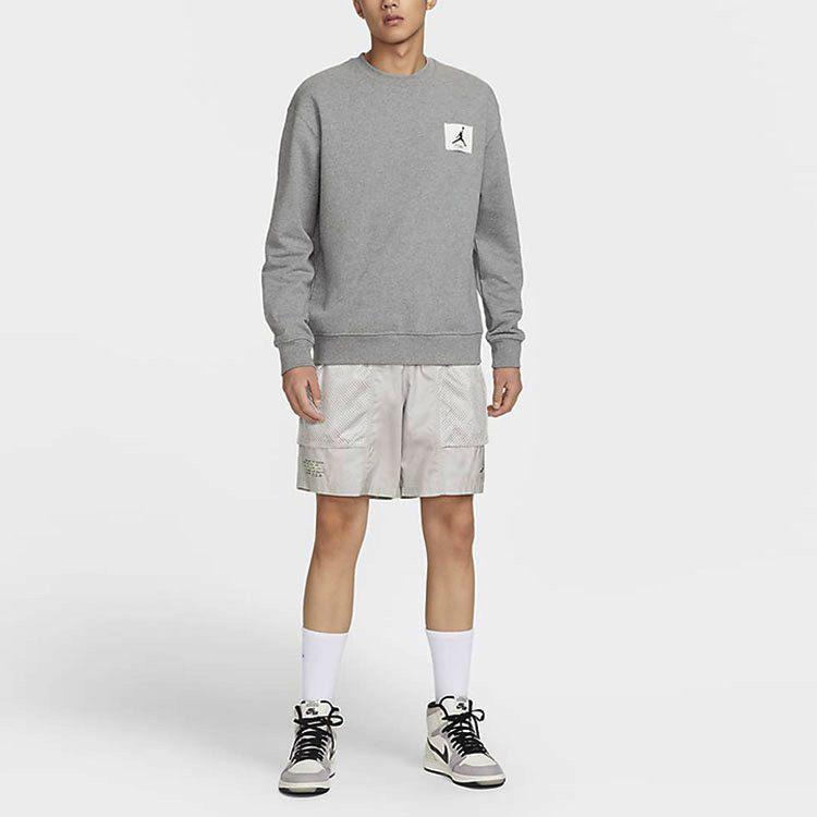 Jordan Sweatshirts Men's Gray Crew Neck Thickened Regular FB3910-091