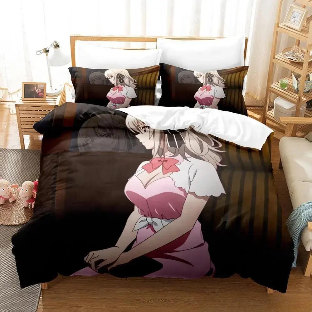 

Комплект постельного белья Spy Classroom Single Twin Full Queen King Size для взрослых и детей, комплект пододеяльников, комплект простыней с 3D-аниме 70x133cm 2pcs