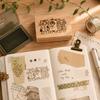 Solid Wooden Grip Wooden Rubber Stamp Bread-shaped Cat Rubber Stamp  DIY Craft Supply