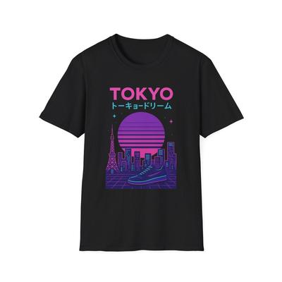 Tokyo Skyline Graphic Unisex T-Shirt | Retro City Vibe Shirt, Gift for Birthday
