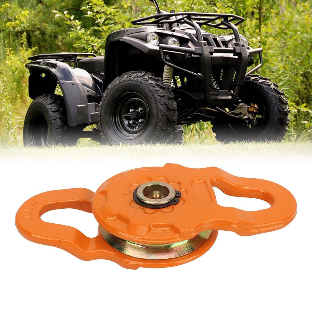 Scripete cu cârlig, 12,5 tone Scripete de deviere pentru troliu, Oțel de mare rezistență Off-Road