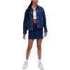 Coach Ss24 Logo Appliqué Single-Breasted Collar Long Sleeve Denim Jacket Women jackets Blue CT235-DDE