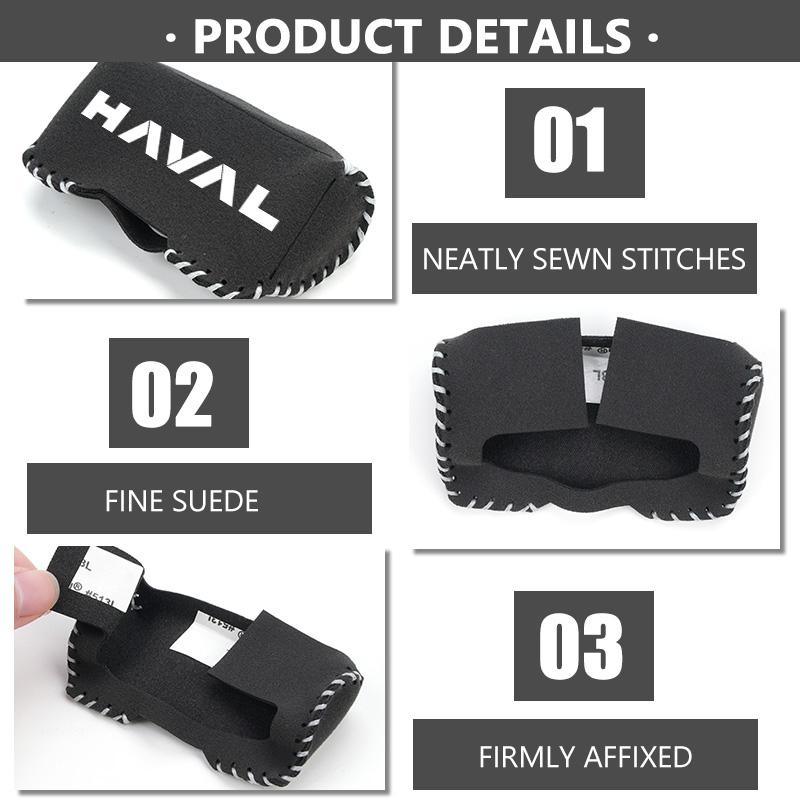 For Haval 2pcs Suede Car Seat Belt Buckle Cover Soft Anti Drop Protector H6 Dargo M6 H9 H6S F7 F7X Jolion X DOG XY