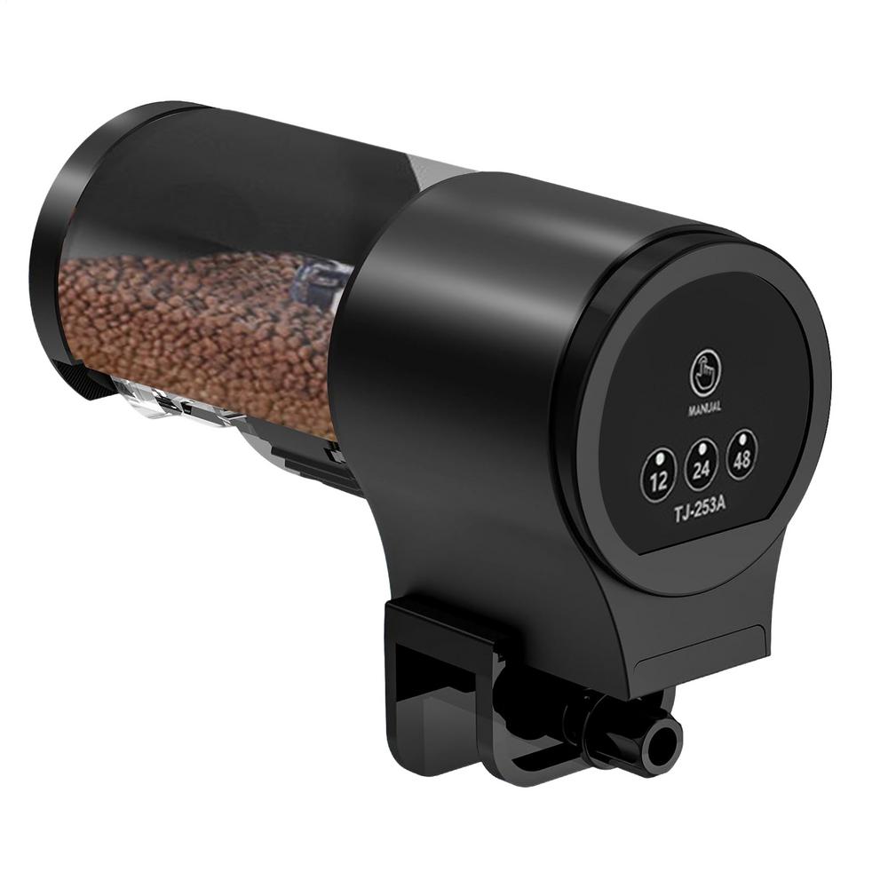Fish Feeder Automatic 100ml Capacity Auto Fish Feeder Smart Timer Auto Fish Food Dispenser Automatic Feeder for Aquarium